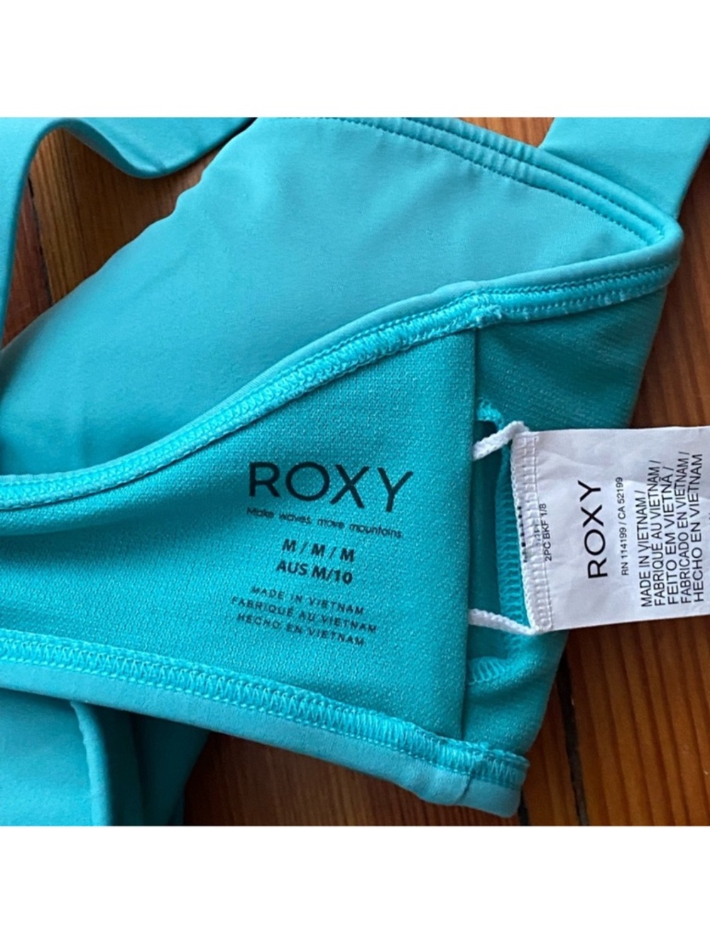 Roxy Turquoise Bikini set - Picture 4 of 5